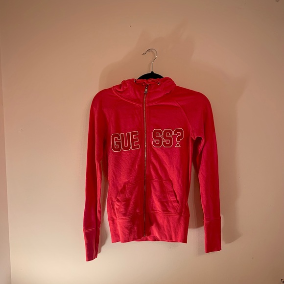 GUESS Women’s Hot pink zip up - Picture 1 of 3